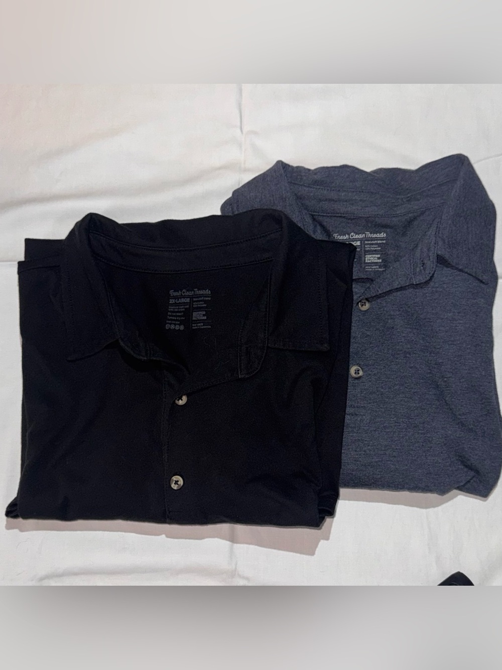 Fresh Clean Threads Men’s Black Polo Shirt - Modern Collared Knit
